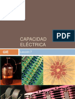 Lección 7, Capacidad Electrica