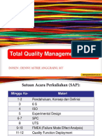 Total Quality Management (TQM) : Dennyastrie@umri - Ac.id