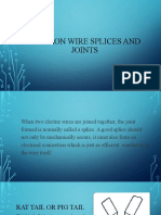 Common Wire Splices and Joints