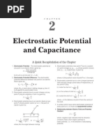 Electrostatic Potential and Capacitance Mcqs