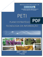 Plano Estratégico de Tecnologia Da Informação - PETI 2017-2022 (1 Revisão)