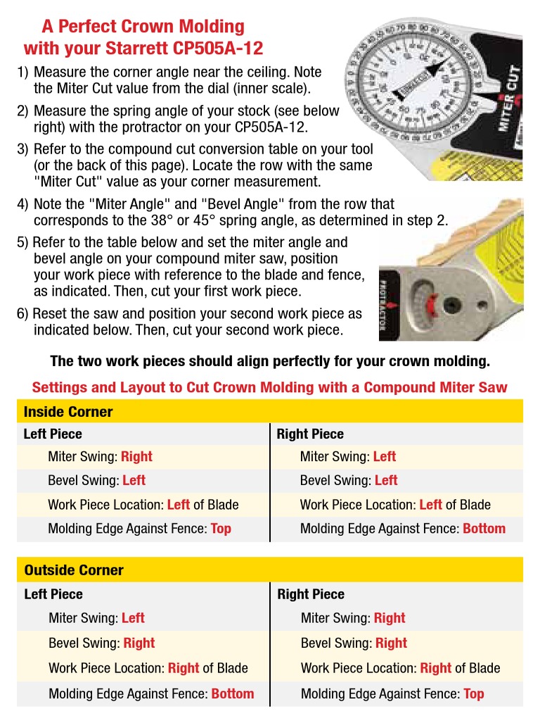Crown Molding Guide for DIYers | PDF | Woodworking | Tools