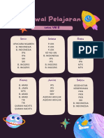 Purple Playful Cute Weekly Schedule Planner