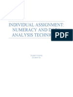 Individual Assignment - Data Analysis Techniques