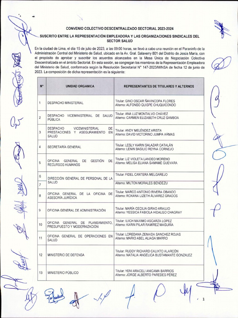 Convenio Colectivo Descentralizado Sectorial 20232024 PDF Acuerdo