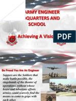 U.S. Army Engineer Headquarters and School Achieving A Vision
