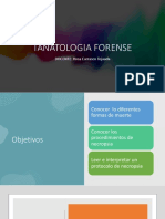 Tanatologia Forense Derecho Clase 15