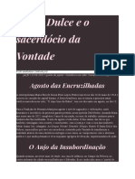 Santa Dulce e o Sacerdócio Da Vontade Por Mariana Carvalho