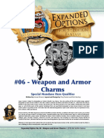 Expanded Options 06 - Items of Quality Weapon and Armor Charms