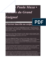 Perfil • Paula Maxa • Théâtre Du Grand Guignol