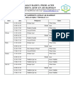 Roster Kelas Iqra' 1-2