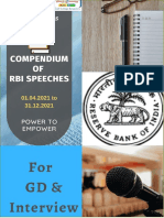 Gist of RBI Speeches