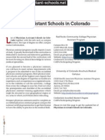 Physician Assistant Schools in Colorado