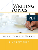 240 Writing Topics With Sample - LIKE TEST PREP-sample