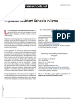 Physician Assistant Schools in Iowa