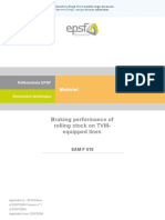 Braking Performance of Rolling Stock On TVM-equipped Lines: SAM F 018