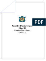 GPS Class Iii PT-1 Practice Worksheets