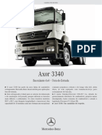 Ficha Técnica Mercedes Axor - 3340 - Basculante