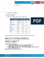 Modul SBD (Order By, Group By, Having)