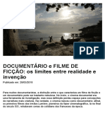 Qual A Diferença Entre Filme de Ficção e Documentário - AIC