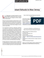 Physician Assistant Schools in New Jersey