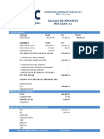 Calculo de Impuestos Igc Julio 2023 - 2