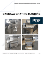 Cassava Grating Machine Operation Manual PDF