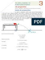 09.1 Movimiento Parabólico Ejercicios 2