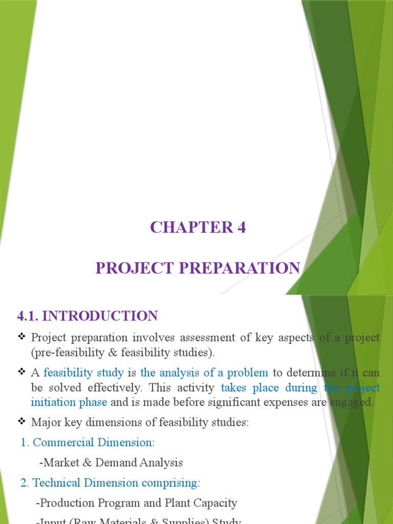 Chapter 4 Proj | PDF | Feasibility Study | Forecasting