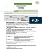 FORMATO para Elaboración de Examen