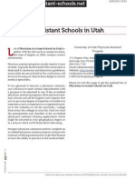 Physician Assistant Schools in Utah