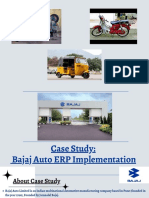 Case Study Bajaj Auto ERP Implementation