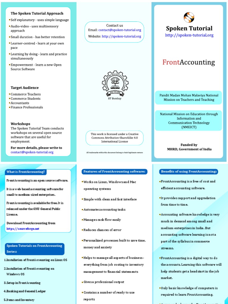 FrontAccounting: Free SME Accounting Software | PDF | Linux ...