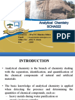 SCHA022 Introduction To Spectroscopy 1208