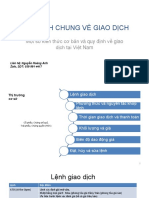 6. Quy Định Giao Dịch