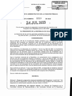 Decreto 1219 Del 24 de Julio de 2023