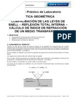 DG-104-r23.1 - TPL Reflexión y Refracción de La Luz. Reflexión Total Interna. Índice de Refracción