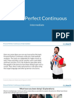 Present Perfect Continuous Intermediate Worksheet