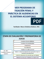 Etapa de Evaluación y Preparatoria de Juicio