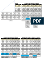 Bloques Horario 2023 II Sem