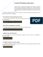 Manual Servicio FTP Anonimo Alma Linux 8