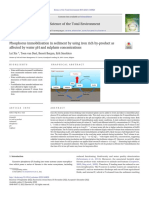 Phosphorus Immobilisation in Sediment by Using Iron Rich By-Product As