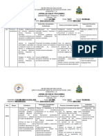 Cuadros Jornalizacion Matematicas 3er Parcial