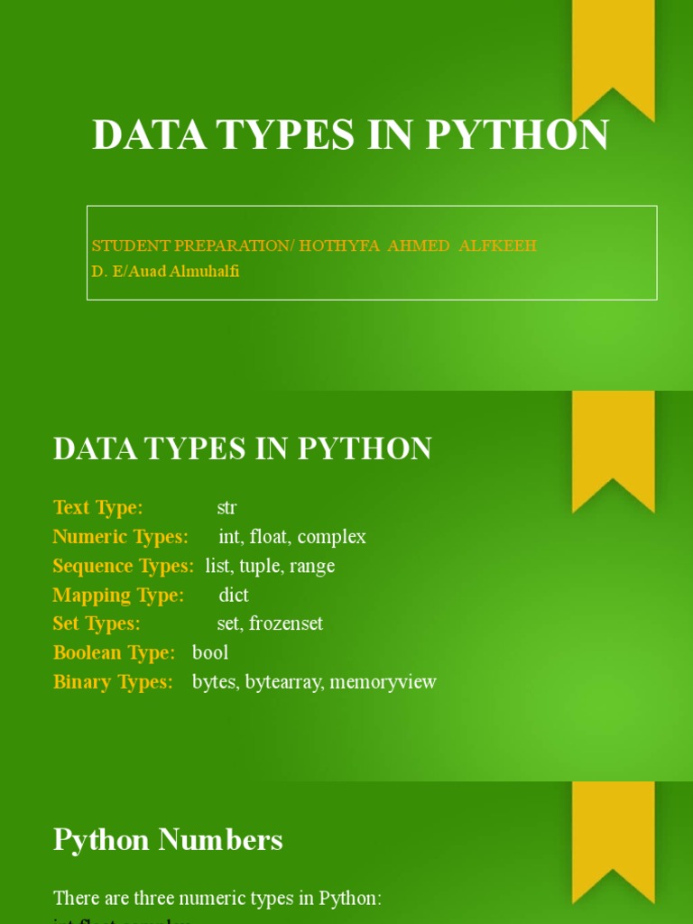 Data type in python pdf integer computer science data type