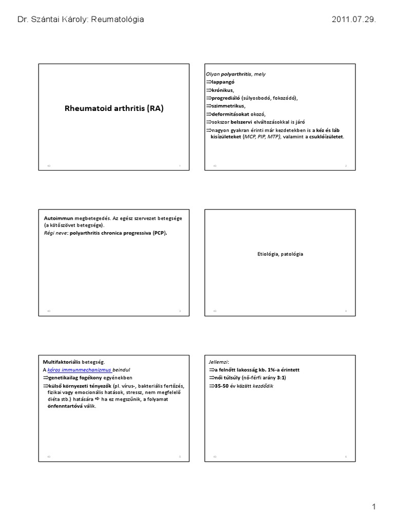 Rheumatoid Arthritis (RA) | PDF