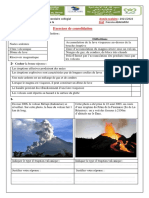 Exercices de Consolidation - Volcans