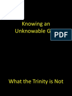 Knowing An Unknowable God