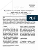 1994_Mahalinga-Iyer-Consolidation and Shear Strength Properties of a Lateritic Soil