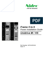 Unidrive M Frame 5 and 6 Installation Guide English Issue6 (0478-0255-06) - Approved - New