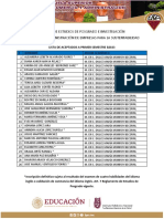 Aspirantes Aceptados (1er Sem) Maes B2023